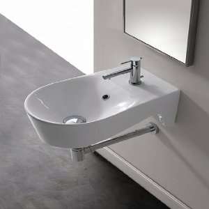  Nameeks Art.8502 Bijoux Suspended Basin In White: Home 