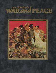 War and Peace (VHS 1967) USED,ENGLUSH DUBBED,4 CASSETTE  