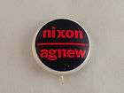 Historic 1968 Nixon Agnew Campaign Lapel Button