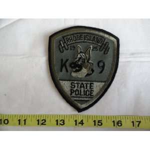  Rhode Island K9 State Police Patch: Everything Else