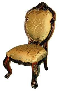 Rococo Upholsetered Sheildback Dining Arm Chairs  