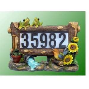  Pacific Solar Solar Garden Decor House Address Number 