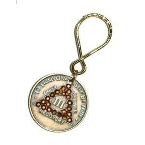    Girly Girl Antique Crystal Key Tag (8 Years) 