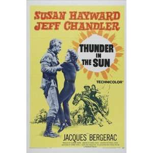   27x40 Susan Hayward Jeff Chandler Jacques Bergerac
