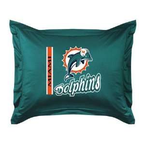   Miami Dolphins (2) LR Pillow Shams/Cover/Cases: Sports & Outdoors