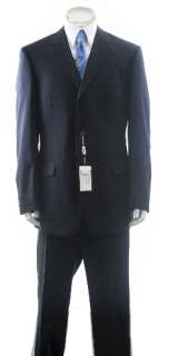 Versace Collection Suit Mens Navy Wool Sz: US 48L  