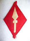 1st Army Corps Printed Patch WW2   UK