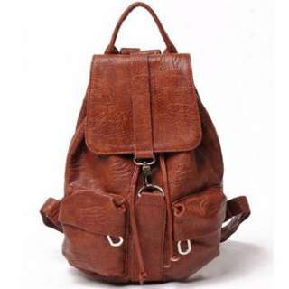 Fashion Grils PU Leather Shoulder Backpack Bag Purse Free Shipping 