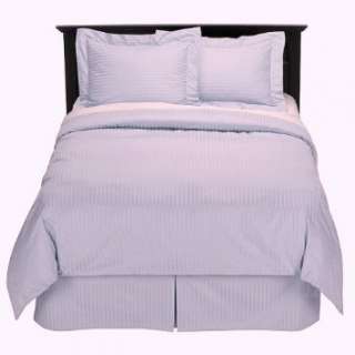 600TC Cal King/King Duvet Comforter Cover Stripes Lilac  