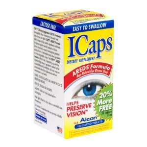  ICaps AREDS Formula, Coated Tablets, Bonus, 144 ct 