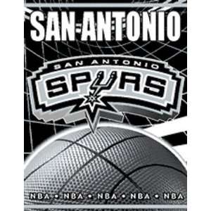  San Antonio Spurs Game Time Woven Jacquard Throw: Sports 