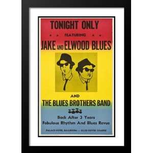 The Blues Brothers 20x26 Framed and Double Matted Movie Poster   Style 
