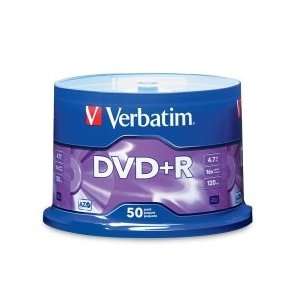  Verbatim 16x DVD R Media 4.7GB   120mm Standard   50 Pack 