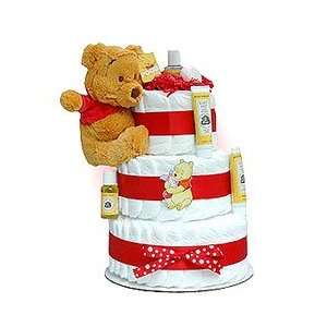  Lil Winnie the Pooh 3 Tier Diaper Cake: Baby
