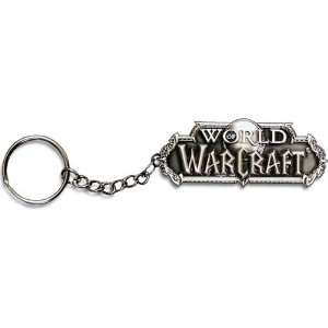  WOW World of Warcraft Logo 2 1/2 Metal KEYCHAIN 