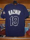 Scott Kazmir Tampa Bay Rays 2008 World Series Vtg Majestic Shirt Small