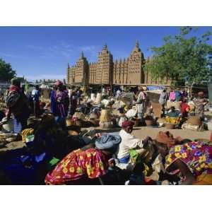  Monday Market Outside the Grand Mosque, UNESCO World 