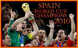 Spain 2010 World Cup Champions Casillas Trophy Magnet  