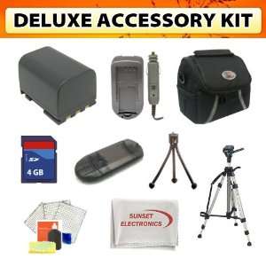  Deluxe SUNSET ELECTRONICS Accessory Kit For The Canon VIXIA HV40 
