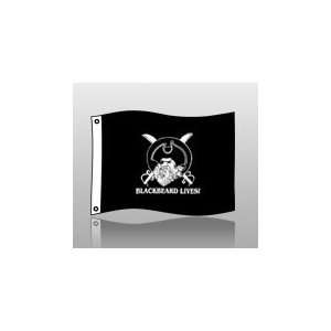 3x5 Blackbeard Lives Design Pirate Flag 