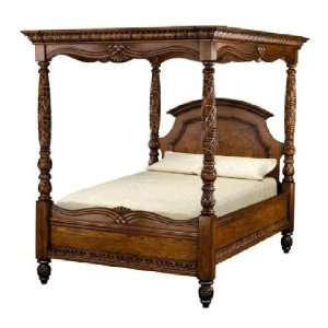  West Indies King Canopy Bed: Home & Kitchen