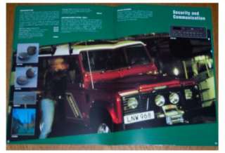 Land Rover Defender Accessories Brochure   NEW   MINT  