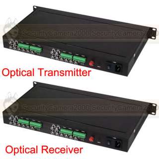 16CH Video 1CH Audio Fiber Digital Optical Transmitter and Receiver 