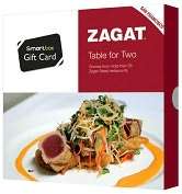 Product Image. Title: Zagat Table for Two Gift Card   San Francisco 