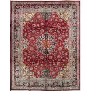   Floral Design Handmade Hand Knotted Area Persian Rug G138: Home