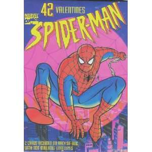  Box of 42 Spiderman Valentine Cards: Toys & Games