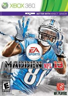 Madden NFL 2013 13 for XBOX 360 NEXT DAY SHIP WHEN RELEASED IN AUG 