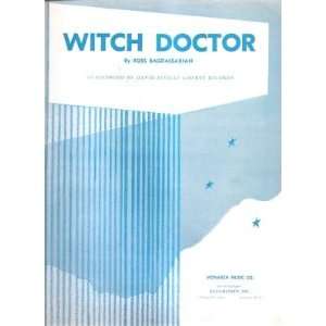  Sheet Music Witch Doctor David Seville 68 