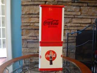 Vintage Oak Gumball/Candy/Peanut Machine   Coca Cola Restored  