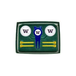  Washington Huskies (University Of) NCAA 2 Golf Gift Set 