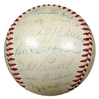 1957 Boston Red Sox Autographed Signed AL Baseball Ted Williams PSA 