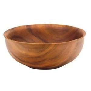  Acacia Wood Bowl with Base: Kitchen & Dining
