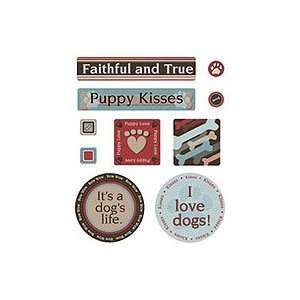  Epoxy Stickers, 3.5x5 Sheet, Accent: Dog: Home & Kitchen