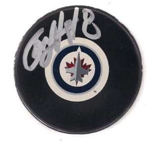   Burmistrov Autographed Puck   Winnipeg Jets