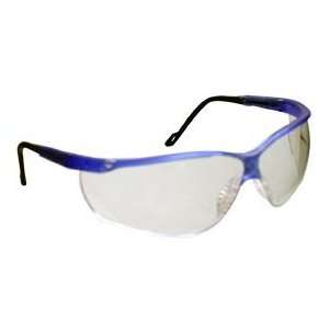  Mfasco Tidal Wave Safety Glass Blue Frame Clear Lens: Home 
