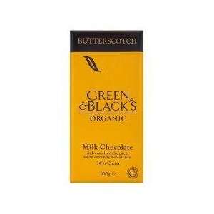 Green and Blacks Milk Butterscotch Bar 100g   Pack of 6  