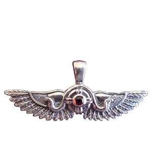  Silver Egyptian Isis Pendant Winged Goddess of Magic Jewelry: Jewelry
