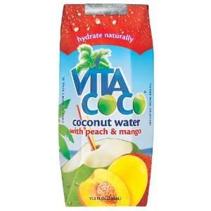  Vita Coco Coconut Water with Peach & Mango, 11.1 Ounces 