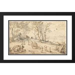  Brueghel, Jan the Elder 40x26 Framed and Double Matted 