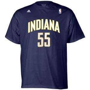  Indiana Pacers Roy Hibbert Name & Number T Shirt (Navy 