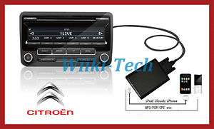 Ipod aux interface    Citroen/Peugeot 2X6 Pin RD4 radio  