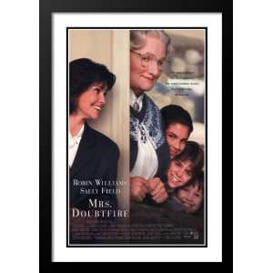  Mrs. Doubtfire Framed and Double Matted 32x45 Movie Poster 