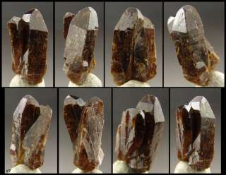 RARE twin Xenotime natural terminated crystal BRAZIL  