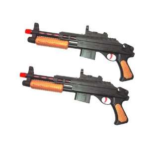 B/o Dual Pump Action Shotgun Machine Guns: Toys & Games