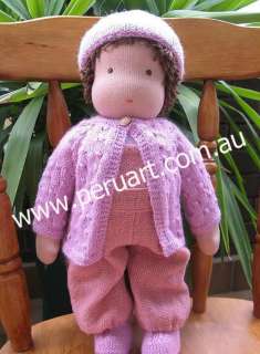 EWAR WALDORF STEINER BABY DOLL ANTONELLA 42cm_OOAK  