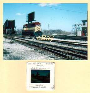 Slide w/Pic Wisconsin Central Diesel #728 Chicago 1990  